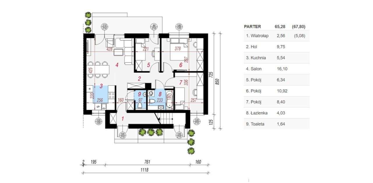 Mieszkanie na sprzedaż domy - stan deweloperski - Pełny obrazek: 4/6