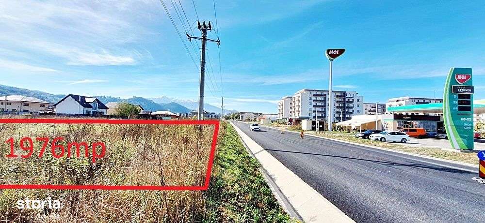 Intrare in Rasnov dinspre Brasov, zona de case noi, 1976mp, 80 euro/mp - Imagine principală: 2/15