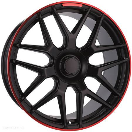 4x Felgi 22 m.in. do MERCEDES AMG G W460 W461 W463 Black - FE115 (HE762) - 9