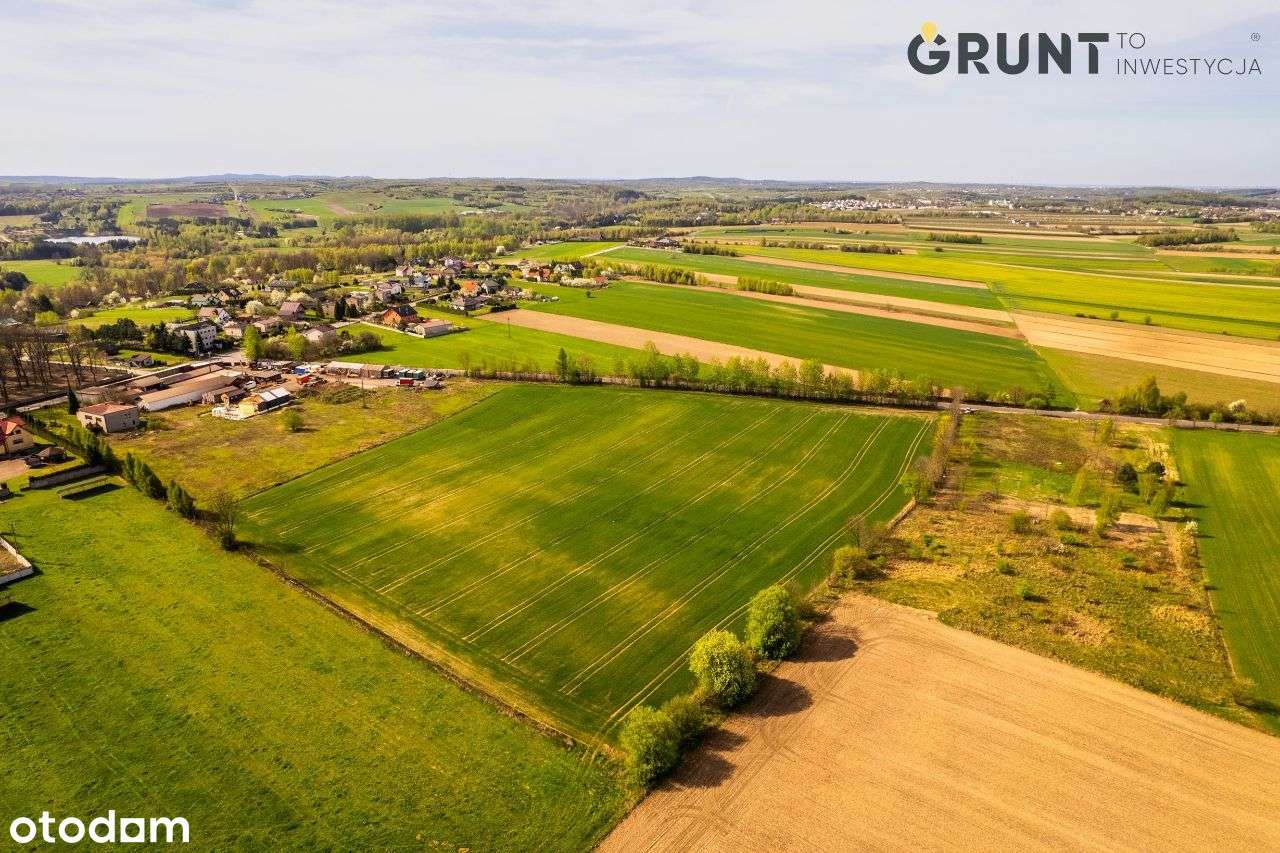 Działka budowlana tuż przy drodze gminnej