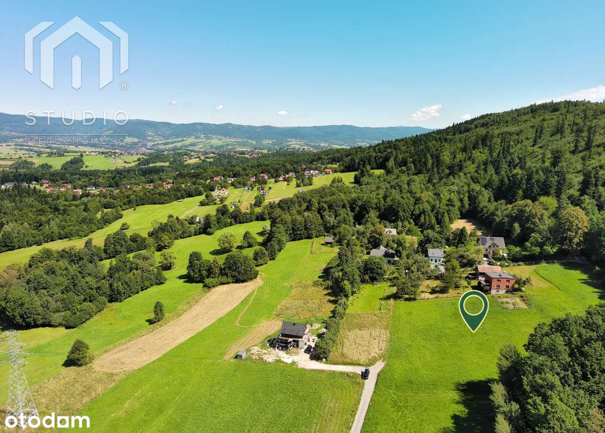 Działka w Żywcu z widokiem na góry - Pełny obrazek: 5/9