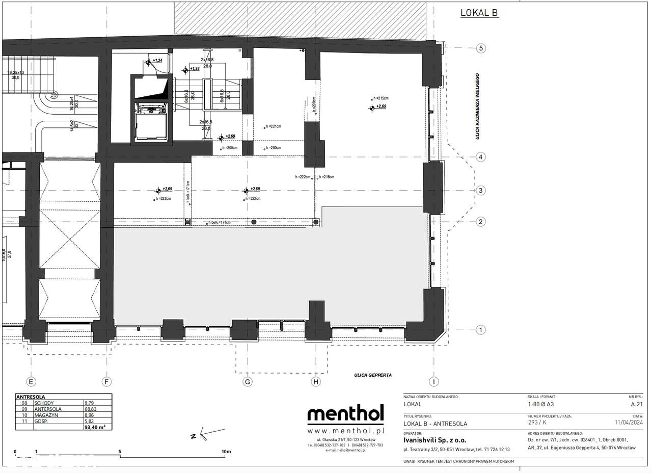 Lokal w ścisłym centrum ul. Gepperta 4. Gastronomia | Handel | Usługi - Pełny obrazek: 4/5