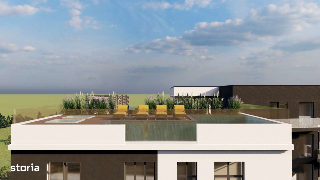 Apartament Nou 2 Camere Aparthotel + Picina Infinity (TVA 21 % Inclus) - Imagine principală: 5/9