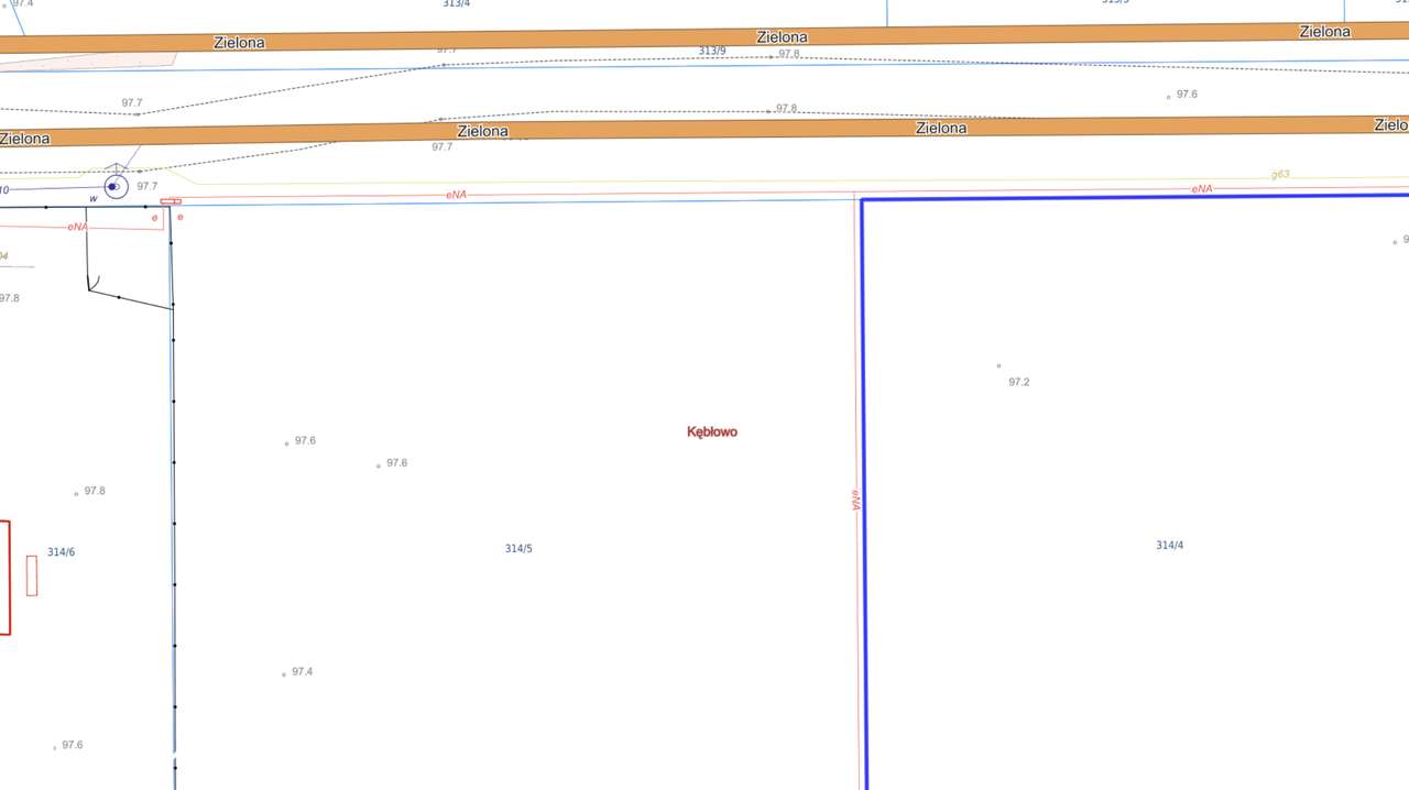 KĘBŁOWO ul. Zielona- działka z miejscowym planem, media ! - Pełny obrazek: 5/8