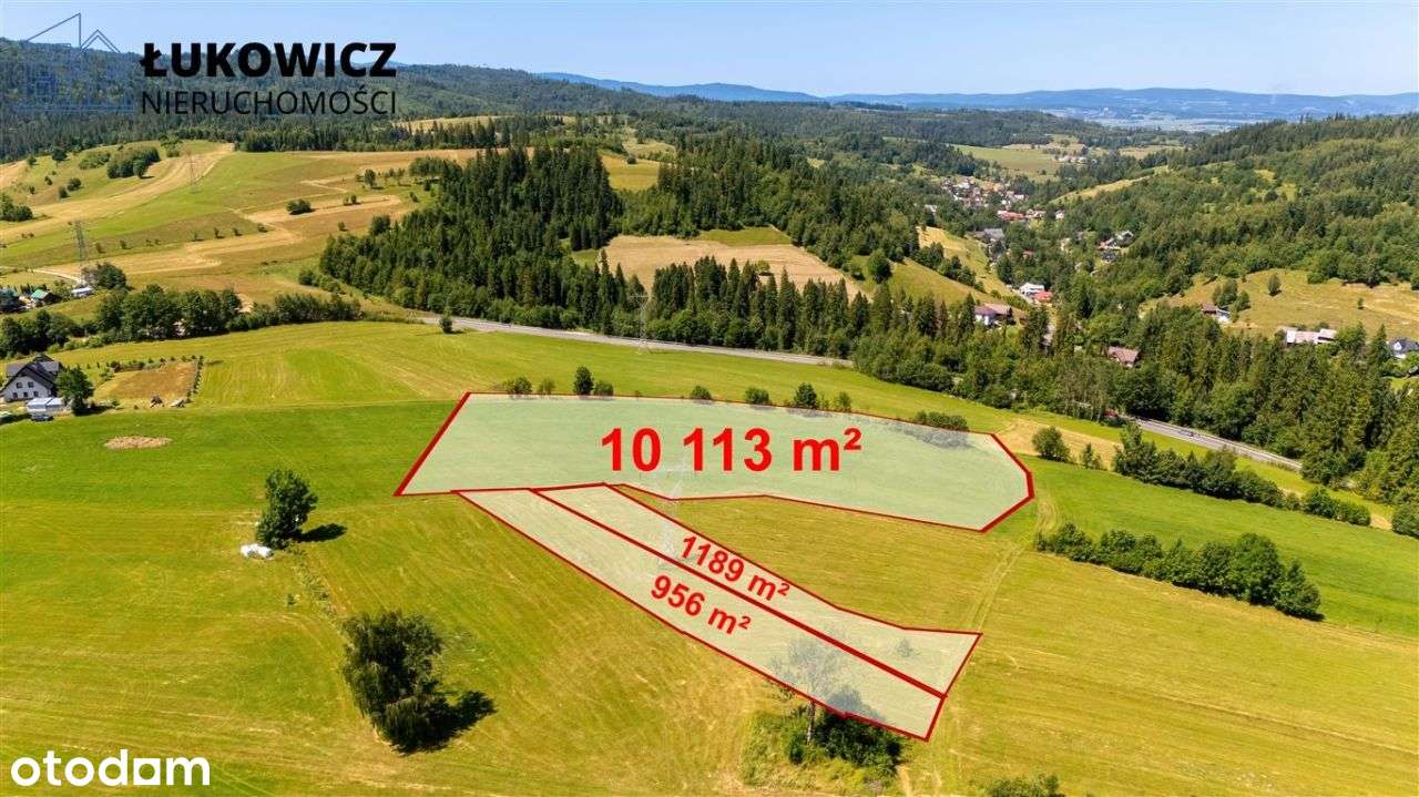 Kompleks działek z lasem oraz widokiem na góry!-16