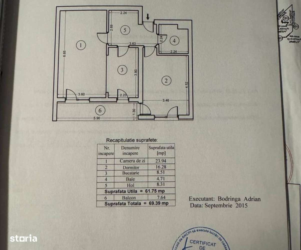 2 Camere Imens 69mp + Parcare VIzavi Metrou Poenaru Vedere Libera 2016-13