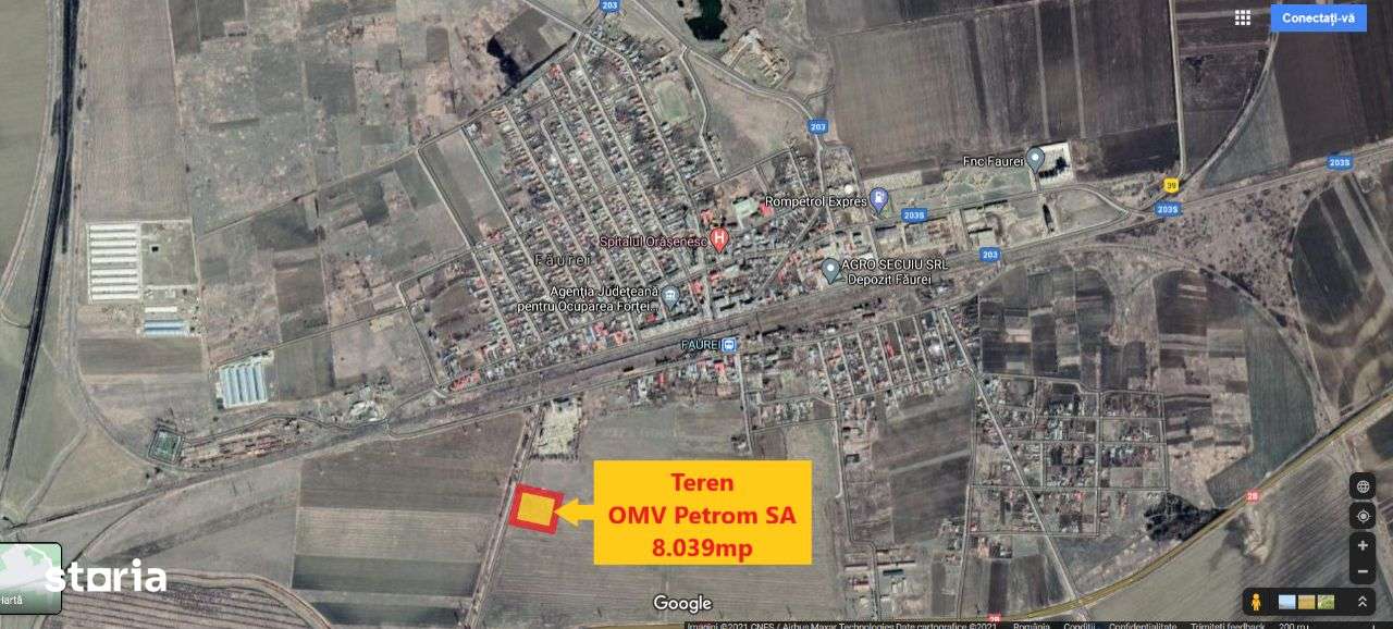 Teren de vanzare in Faurei (Braila)_OMV Petrom SA - Imagine principală: 1/3