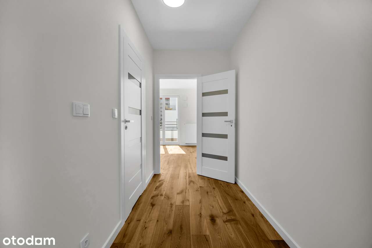 2 pok. Nowe, wykończone, jasne -trójstronna ekspozycja, narożny balkon-6