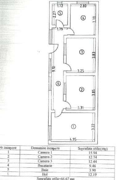 Casa 3 camere situata in Valul lui Traian, Str. Calea Dobrogei-1