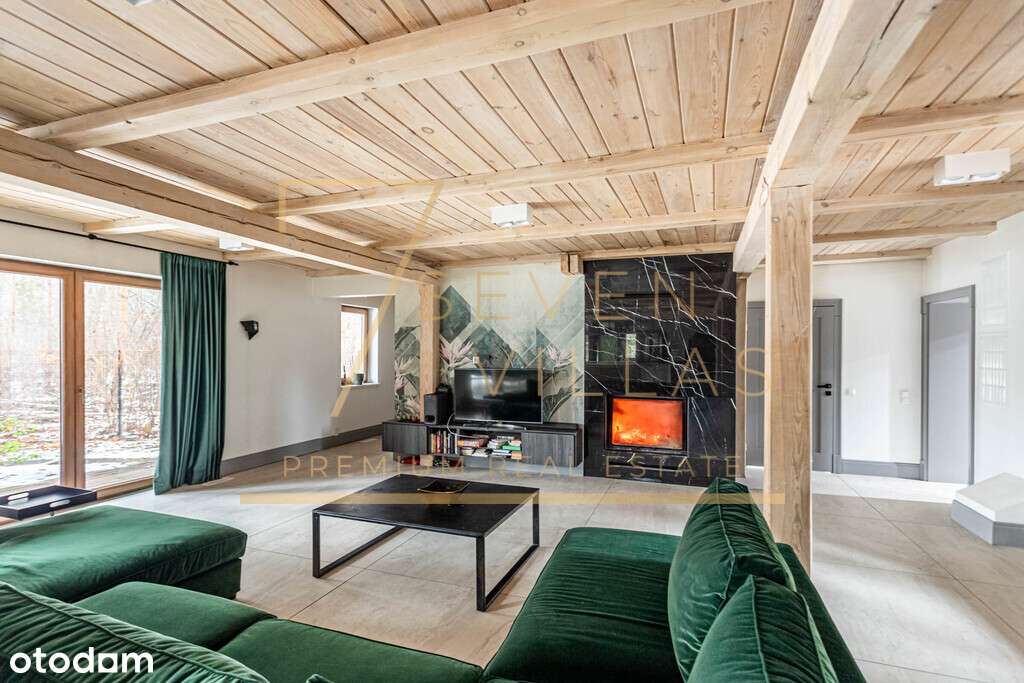 Natura i nowoczesność w willi pod Warszawą-7