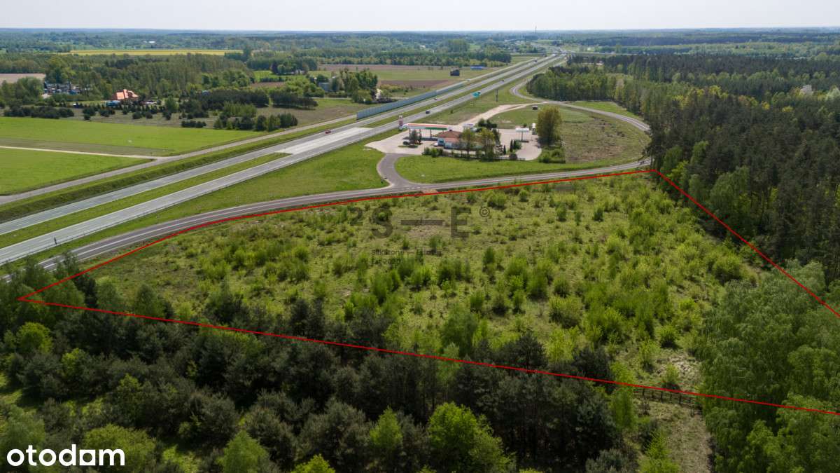 Działka budowlana przy S7*wz na budynek usługowy-3