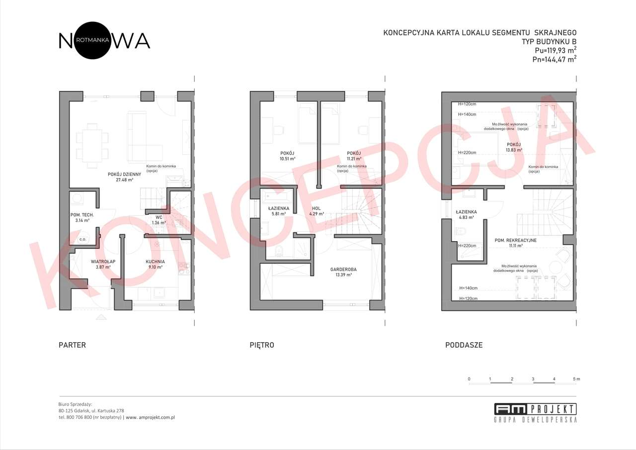 Nowa Rotmanka | AM Projekt| dom z ogrodem |Nowe Osiedle 146m2 - Pełny obrazek: 3/5