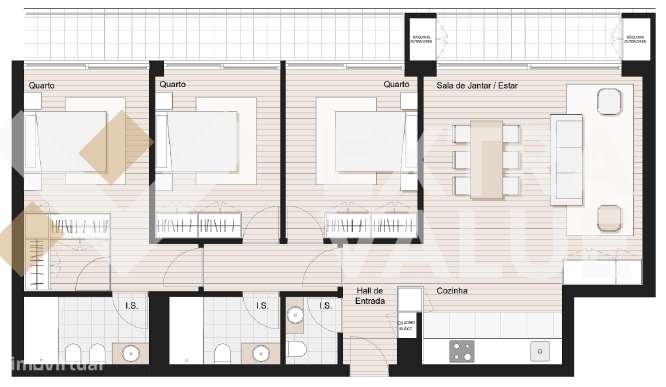 Apartamento T3 Venda em Darque,Viana do Castelo - Grande imagem: 2/18