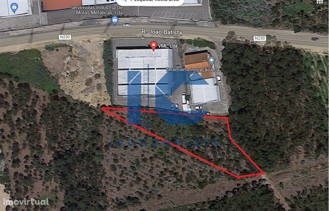 Terreno Industrial para venda em Travassô - Águeda