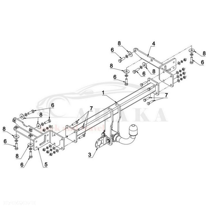 Hak Holowniczy Automat Do Nissan Micra Od 2017 - 2