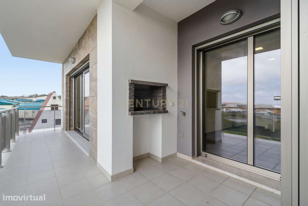 Apartamento T3, novo, com vista de mar, localizado em Santa Cruz. - Grande imagem: 5/38