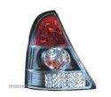 FAROLINS LED VERMELHO FUNDO PRETO PARA RENAULT CLIO 2 01-05 - 1