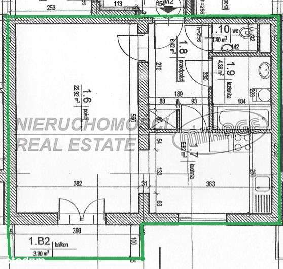Mieszkanie, 48,56 m², Kraków-4