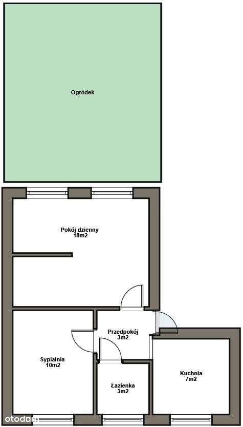 Po remoncie, 2 oddzielne pokoje, ogród- Umeblowane-15