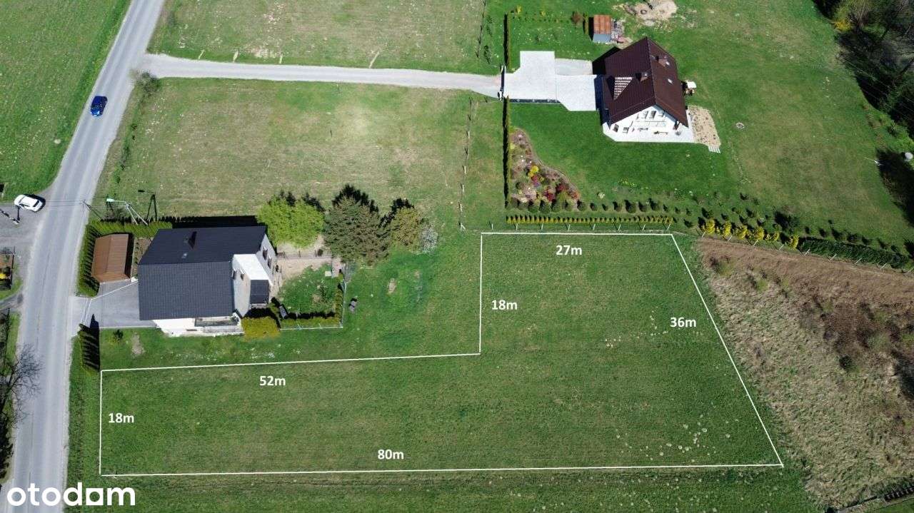 Działka budowlana u podnóża Beskidu Małego-1