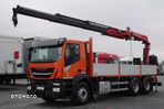 Iveco 420 / 6x2 / SKRZYNIOWY- 6,5 M / HDS FASSI 185 - 10,4 M / E6 / OŚ PODNOSZONA - 1