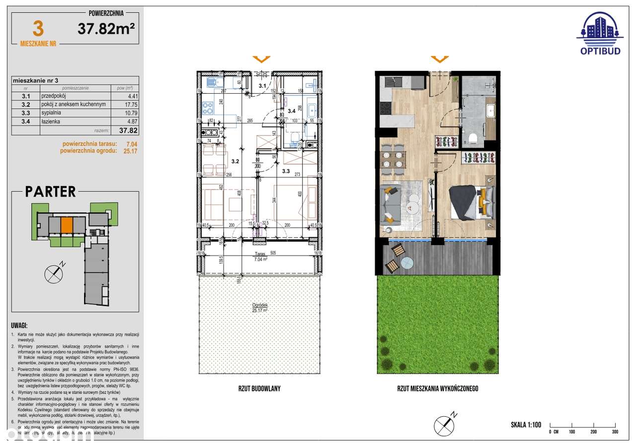 Słoneczne Tarasy - mieszkanie nr 3 - Pełny obrazek: 2/9