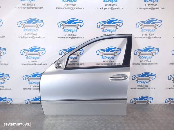 PORTA FRENTE FRONTAL ESQUERDA MERCEDES BENZ CLASS CLASSE E W211 A2117201305 2117201305 QUARTELA EUROPEIA FECHO ELEVADOR MOTOR PUXADOR - 2