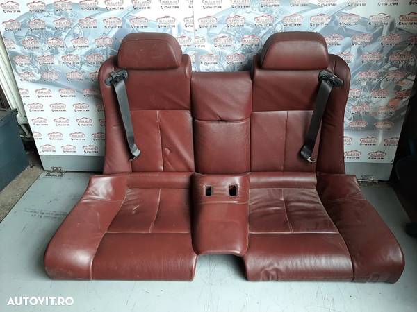 Interior din piele visnie pentru BMW Seria 6 - 2