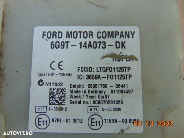 Panou sigurante Ford S Max modul bsm Mondeo mk4 panou sigurante dezmembrez s max - 7