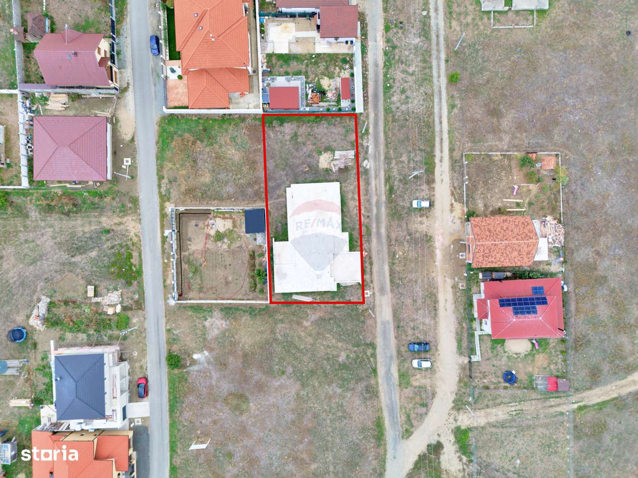 Teren 805 m², front stradal 40 ml, fundație existentă - Imagine principală: 4/6