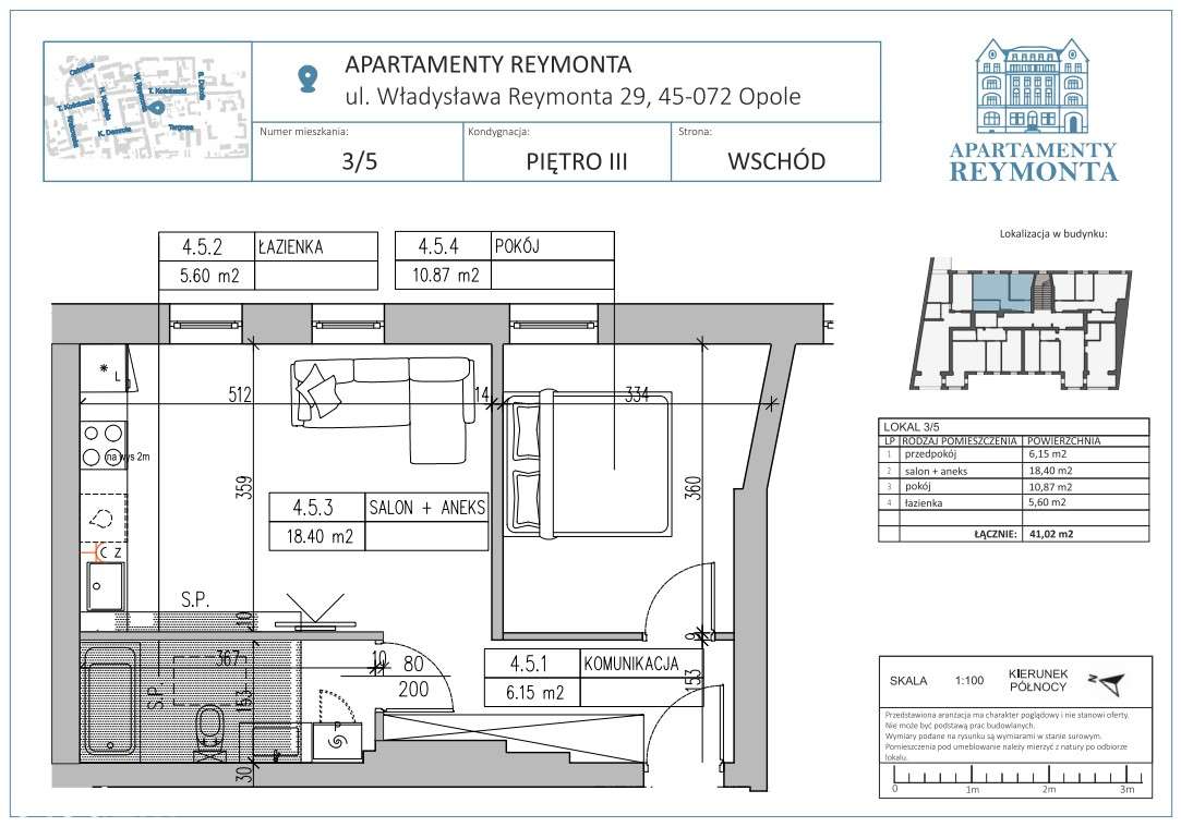 Apartament z parkingiem i komórką lokatorską w cenie. Wysoki standard - Pełny obrazek: 2/3