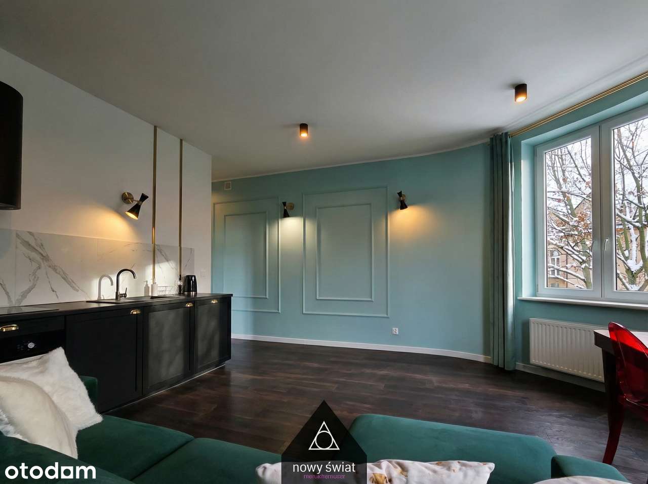 Klimatyczne 57m² w Kamienicy | Wysokie Sufity | Centrum Grzegórzki ENG - Pełny obrazek: 5/7