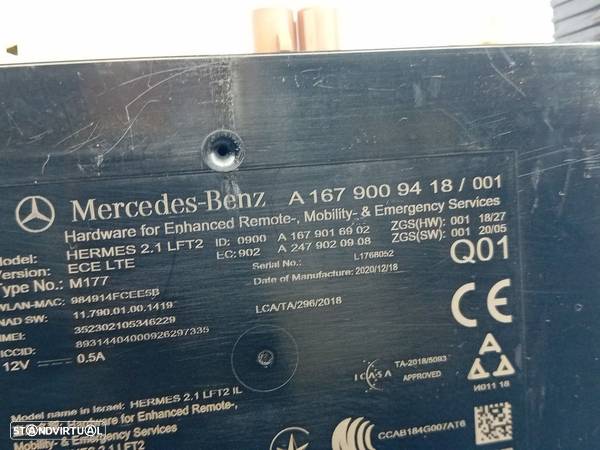 Módulo Eletrónico Mercedes-Benz Glc (X253) - 4