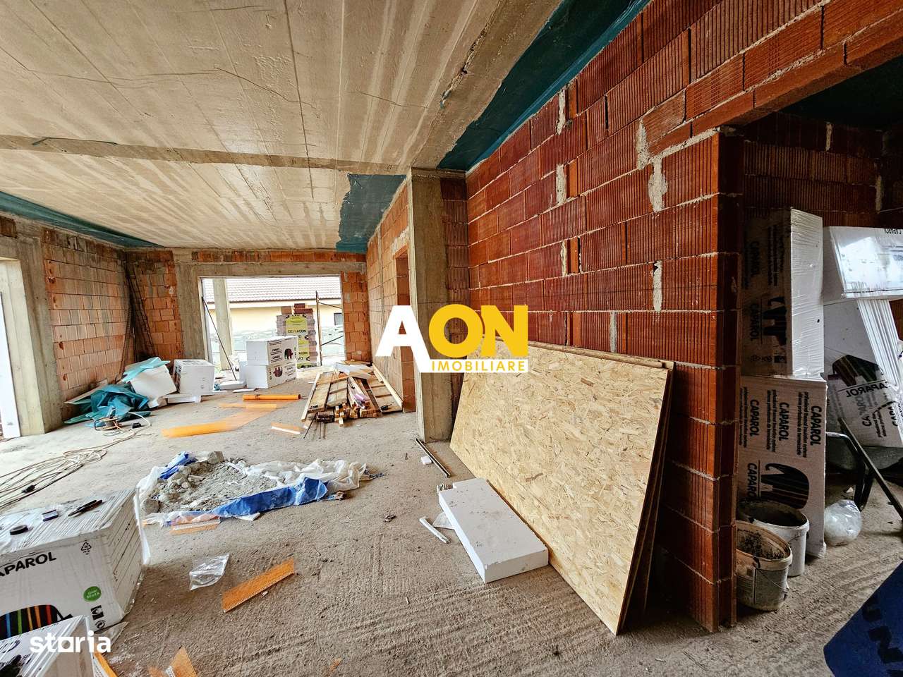 Casa nouă 123 mp utili, semifinisată, 535 mp teren, pod mansardabil - Imagine principală: 5/13