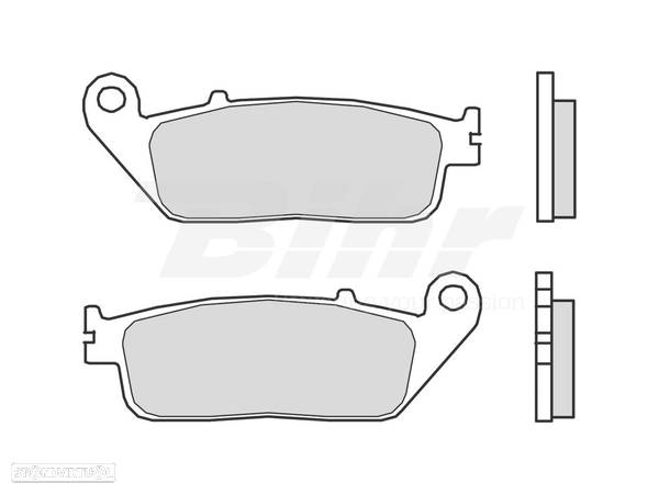 07ho4108 - pastilhas de travão orgânicas brembo 07ho4108 - 1