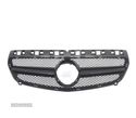 GRELHA FRONTAL PARA MERCEDES W176 AMG A45 LOOK 12-15 PRETO - 3