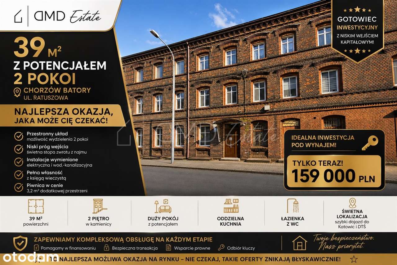 Mieszkanie na sprzedaż, Chorzów, 1 pokój