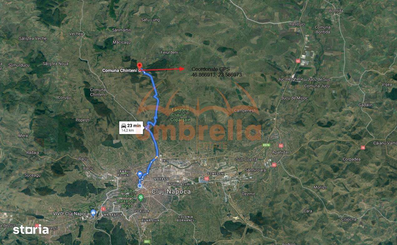 De vanzare teren 2.900m²   Chinteni-Padureni ! - Imagine principală: 4/4