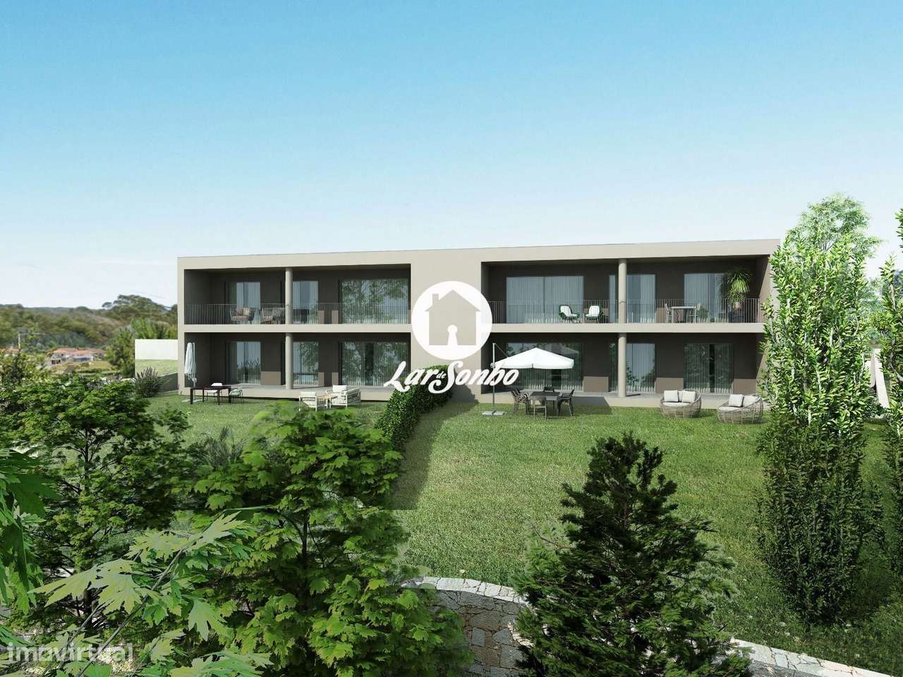 Apartamento com jardim em Barcelos