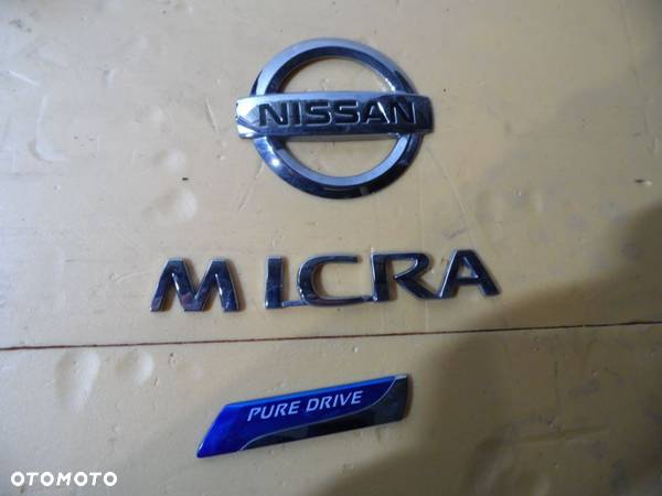 emblemat znaczek logo  Nissan micra k12 - 1