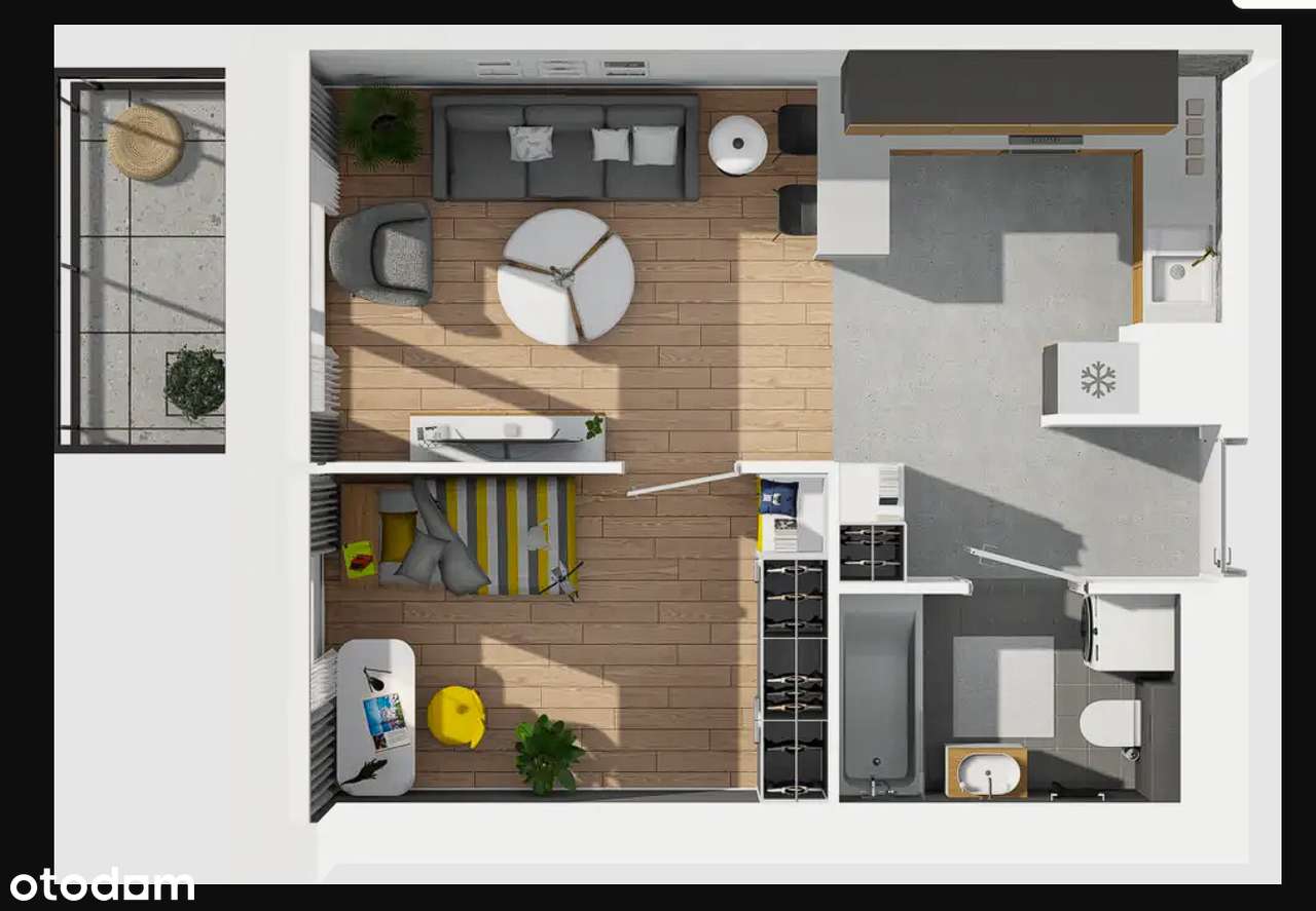 Idealne pod Wynajem | Wróciło do Sprzedaży po Starej Cenie | Balkon-4