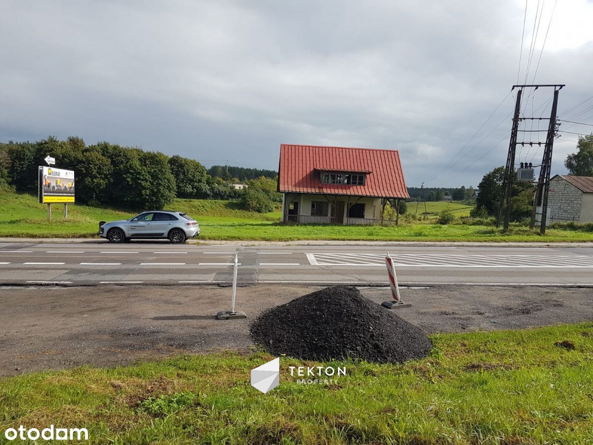 Duża działka z budynkiem przy gł. Dk 22 w Bytonia