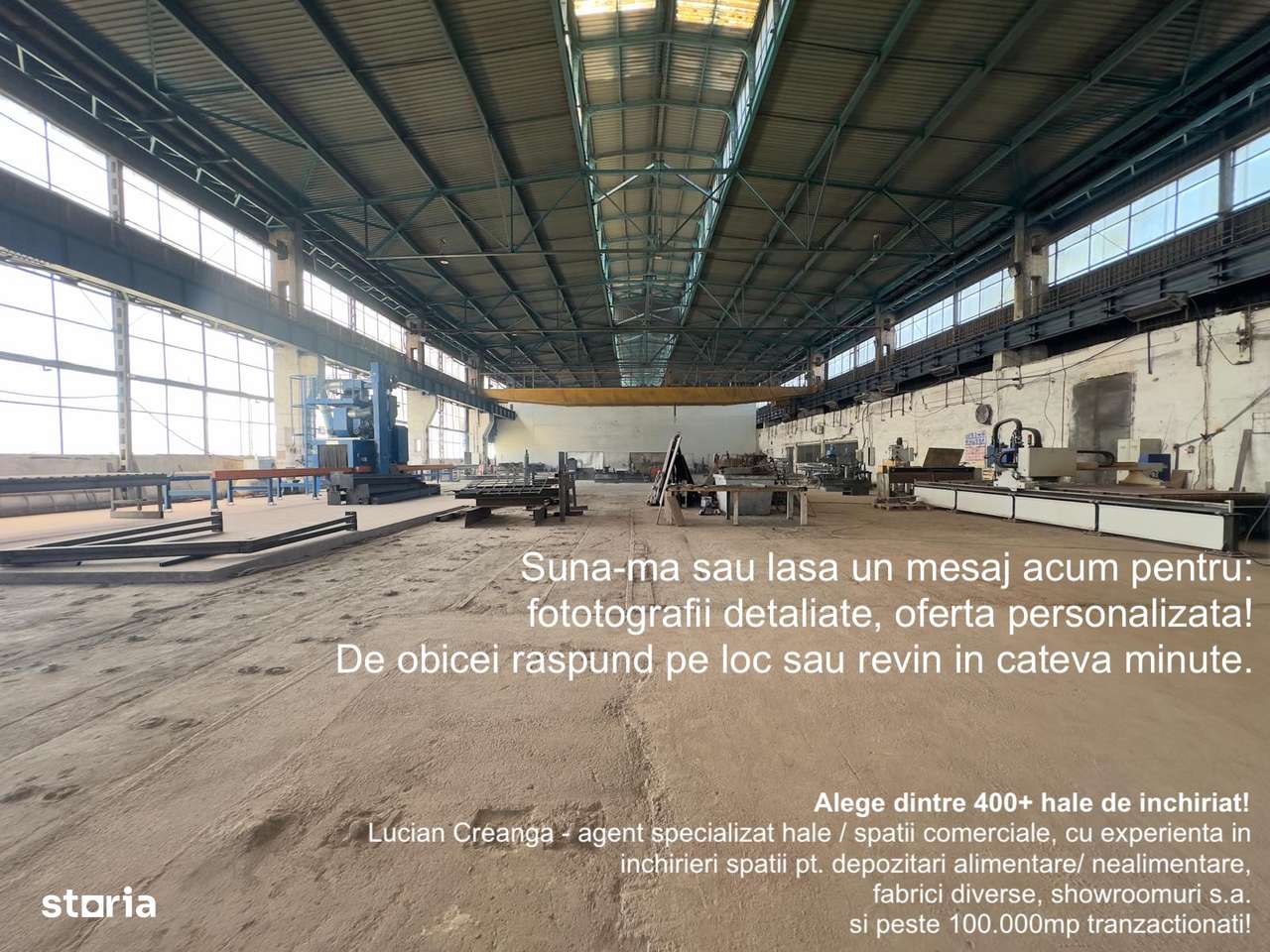 Hale cu pod rulant, de la 100mp la 2000mp, Carrefour Felicia - Imagine principală: 1/8