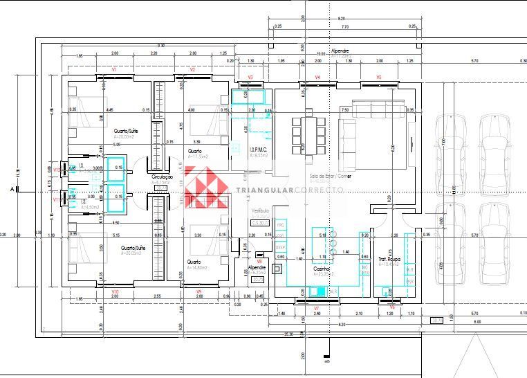 Quinta com 2500m2 com Moradia T4 Térrea nova em Pinhal Novo - Grande imagem: 1/1