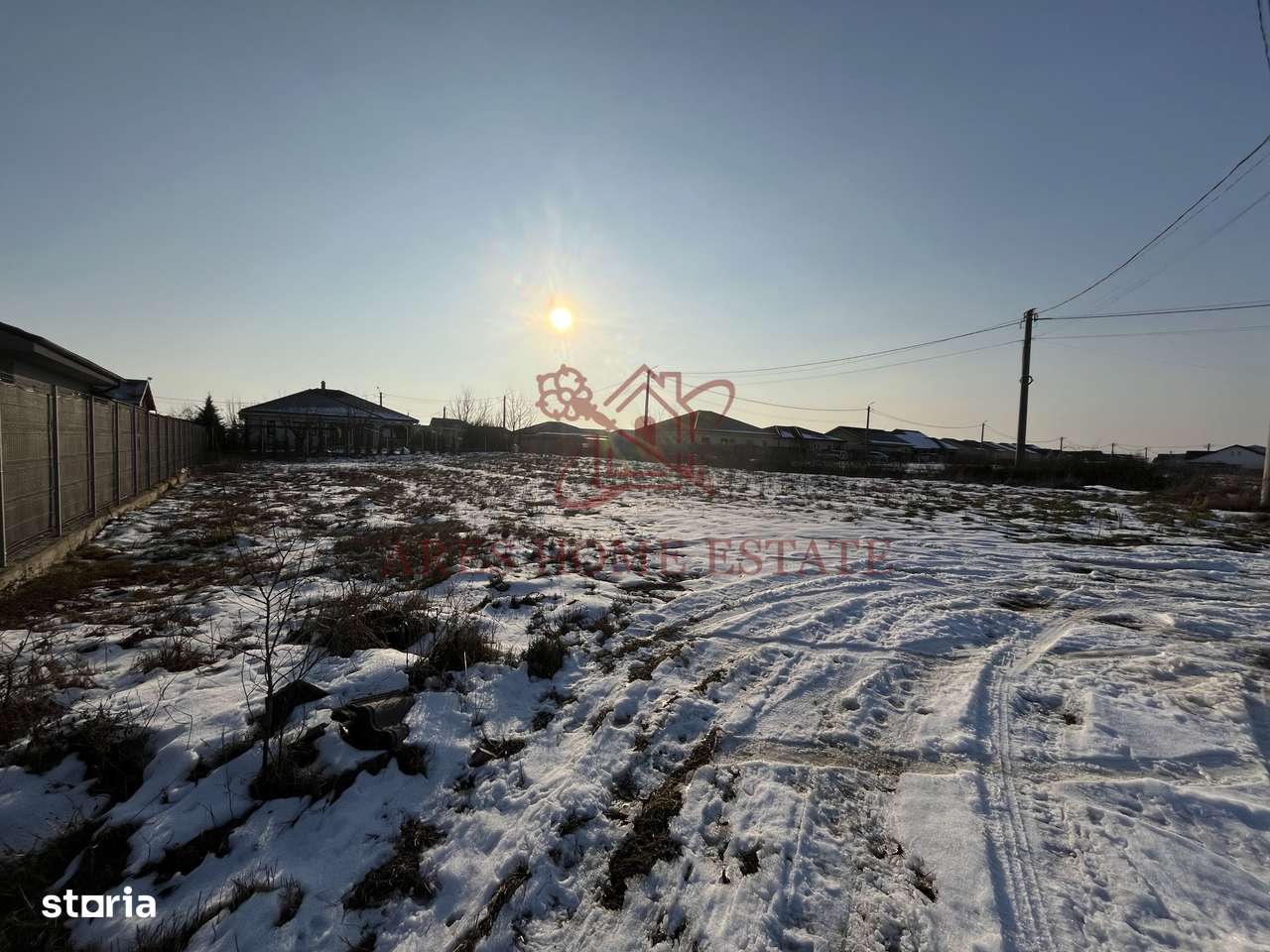 Teren intravilan cu toate utilitățile și front 20 m – Moșnița Veche-3