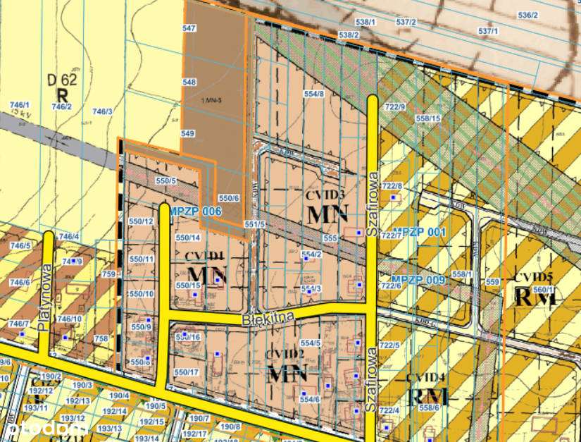 Uzbrojona działka budowlana w Dominowie - ul. Błękitna - Pełny obrazek: 4/6