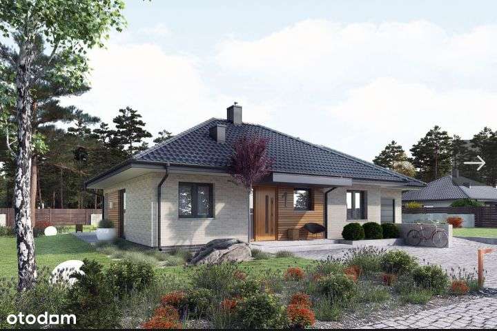 Działka +Dom 3 pokoje +salon +poddasze Targowa ECO-9