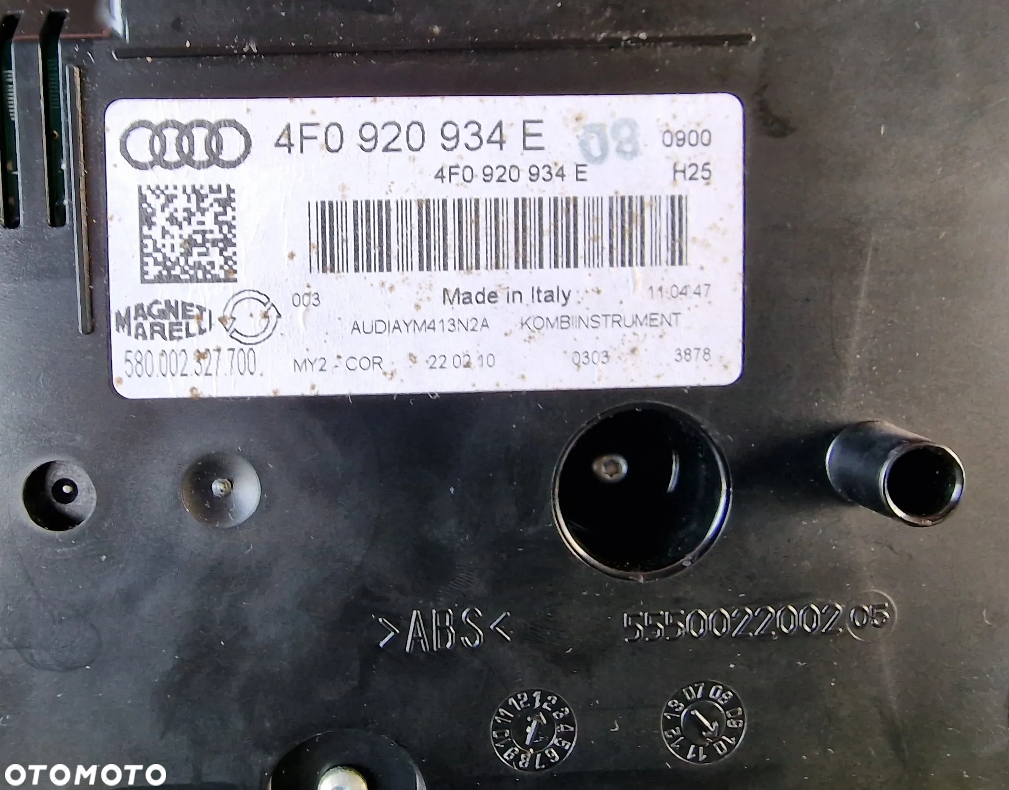 LICZNIK ZEGARY 4F0920934E AUDI A6 C6 LIFT - 5