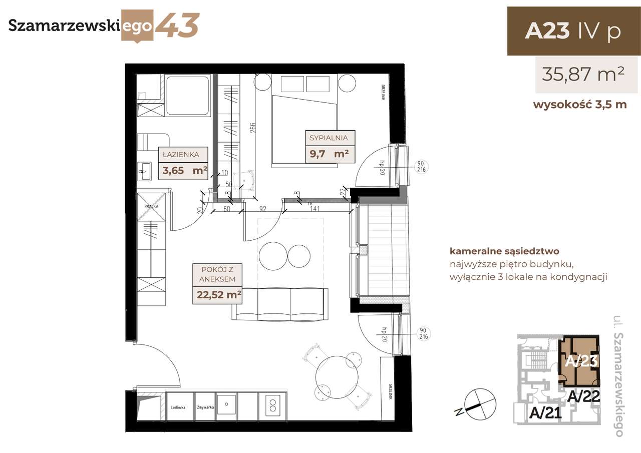 Nowoczesne 2-pokojowe mieszkanie w Jeżycach - gotowe do odbioru-1