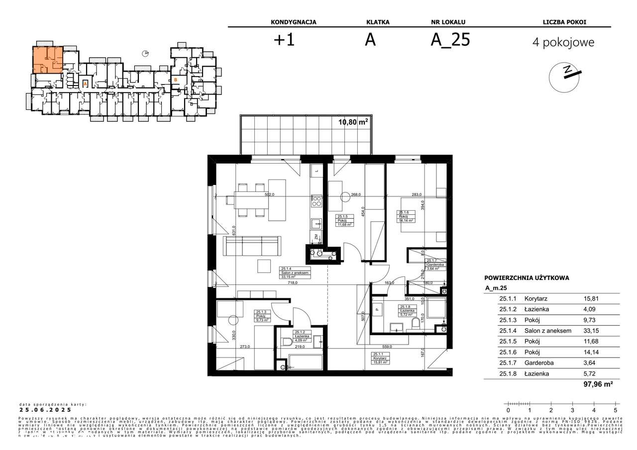 Wilkońskich 3 | mieszkanie 2-pok. | A_m.25 - Pełny obrazek: 2/7